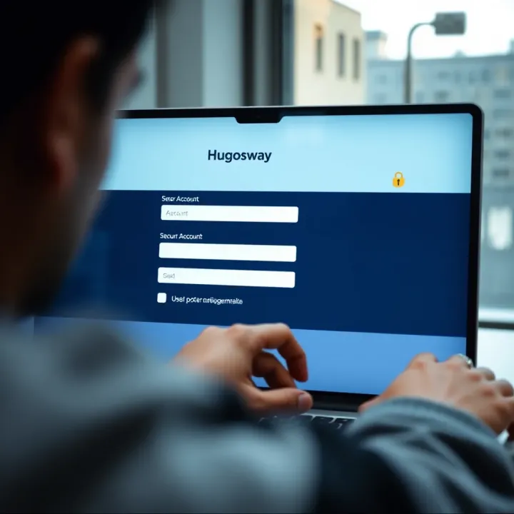 Illustration of a secure online account setup process for trading platforms in Latin America