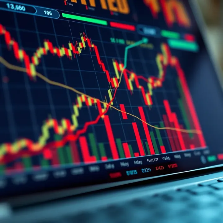 Graph depicting investment growth with risk management strategies on IQ Option