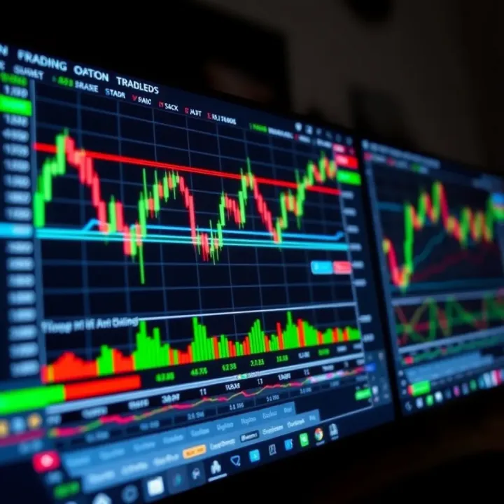 Trading Charts and Features of IQ Option Software Graphical representation of trading charts and key features on IQ Option software