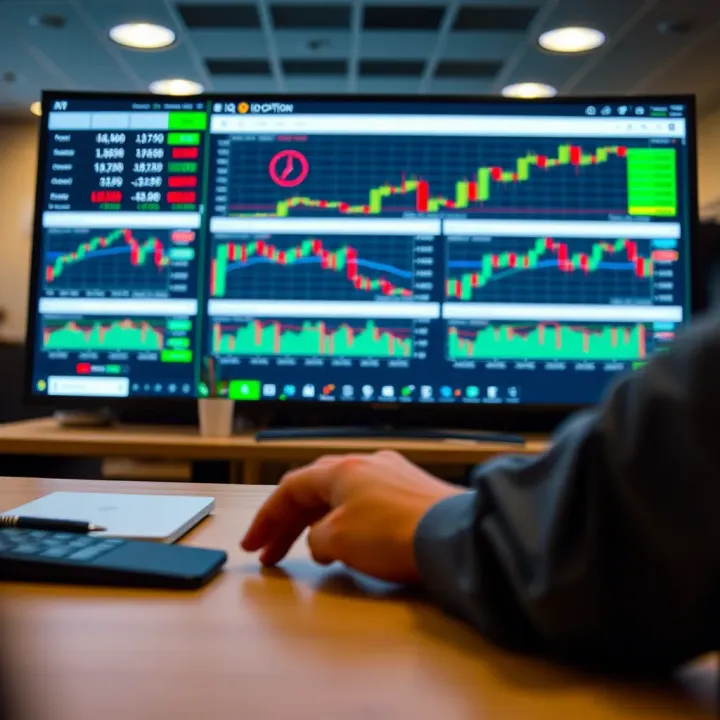 User-friendly trading platform interface displaying various financial assets and charts