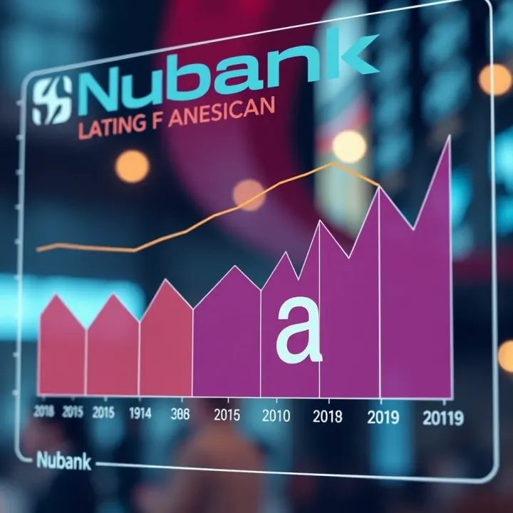 Graph showing the growth and impact of Nubank in Latin America's fintech sector