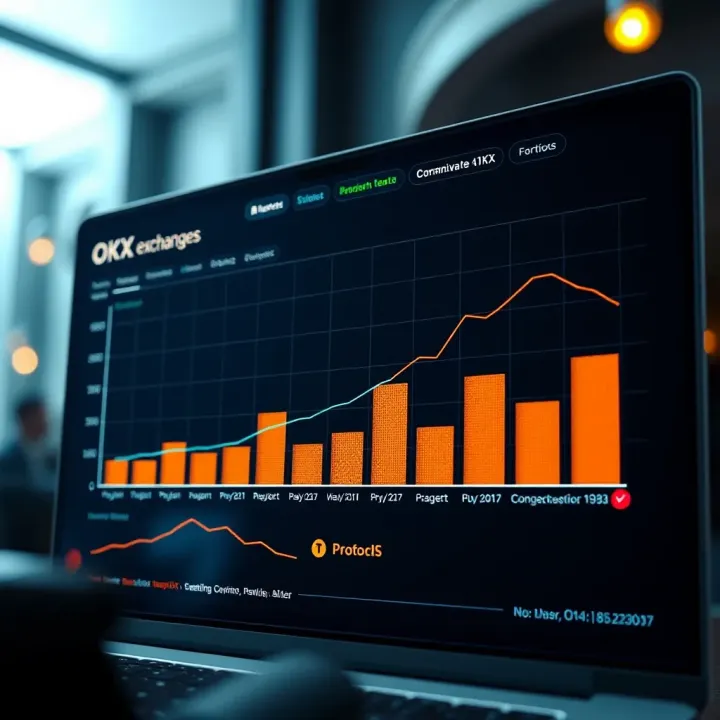 Graph comparing user ratings and trust scores of major crypto exchanges