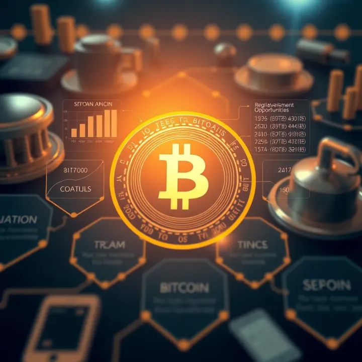 Diagram showcasing the interplay of technology, regulation, and investment opportunities in Bitcoin adoption