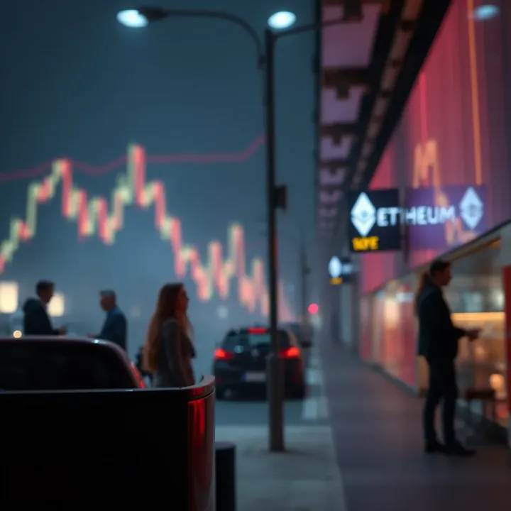 Visual representation of regulatory impact and technological adoption on Ethereum market dynamics