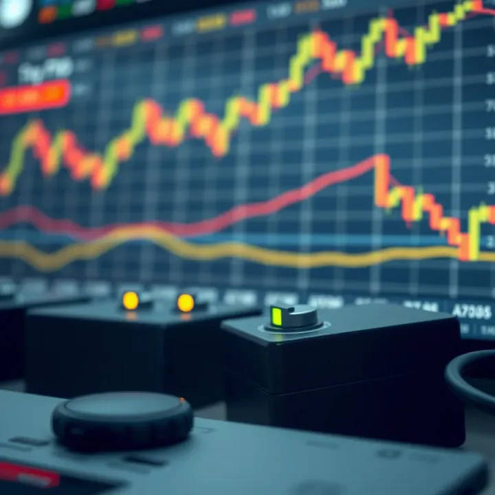 Graphical representation of risk management using pip calculations in forex trading