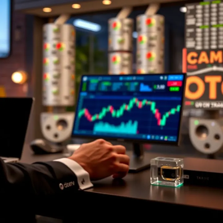 Illustration of secure investment strategies using CFDs, forex, and binary options