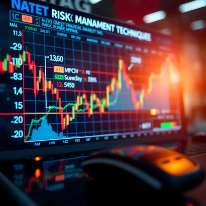 Illustration of financial strategies and tools for risk management during market downturns