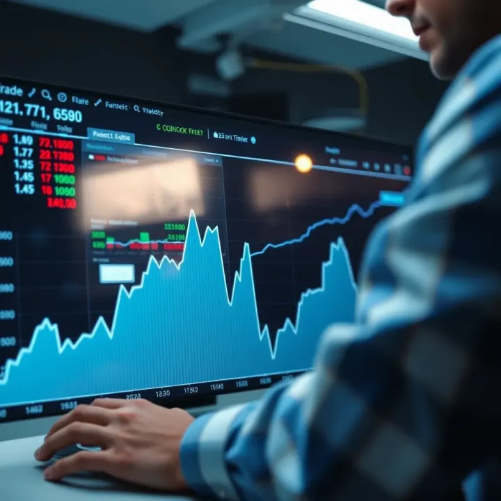 Analysis of Trader Earnings in Colombia Graph showing fluctuating earnings in the Colombian trading market