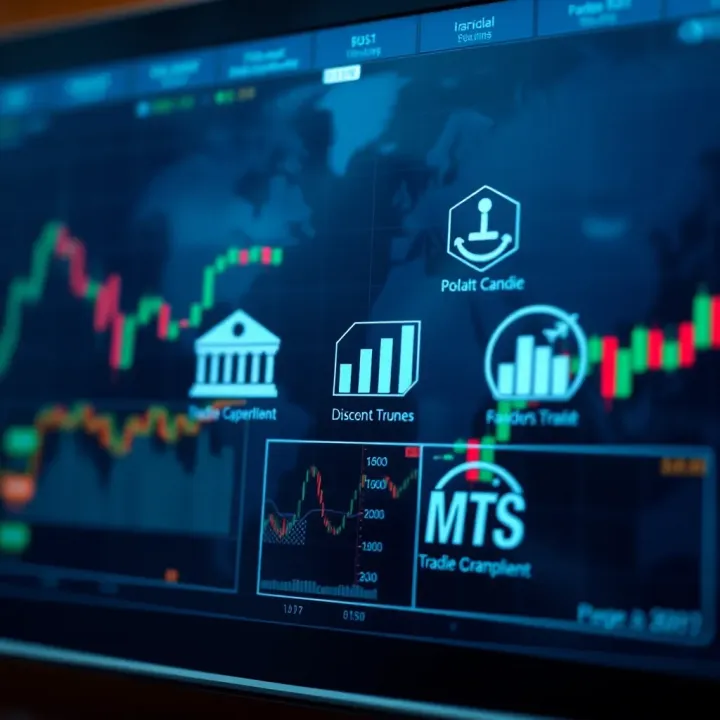 Illustration of financial charts and regulatory compliance symbols representing Trading Capital Ltd operations