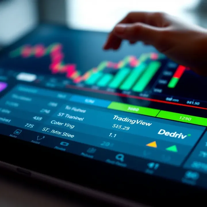 Comparison table highlighting features, advantages, and risks of TradingView and Deriv synthetic indices for Colombian traders