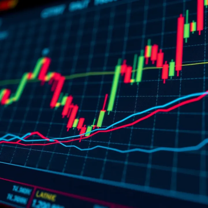 Chart example illustrating different types of doji patterns signaling market trend reversals