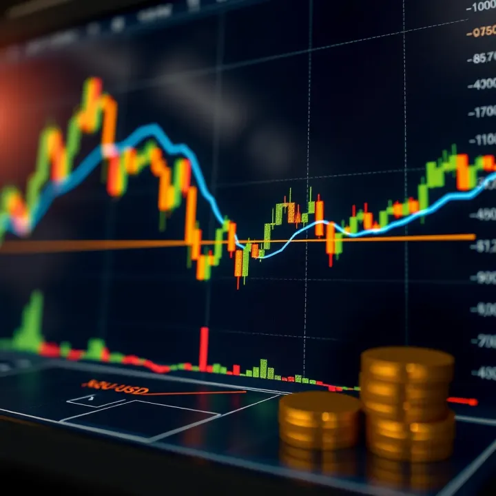 Technical Analysis of XAU/USD with Key Indicators Technical analysis chart of XAU/USD with key indicators and trend lines